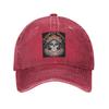 Mexican Catrina Girl Day Of The Dead Sugar Skull Denim Fabric Cap Casual Baseball Caps Hat Summer Unisex Baseball Hats