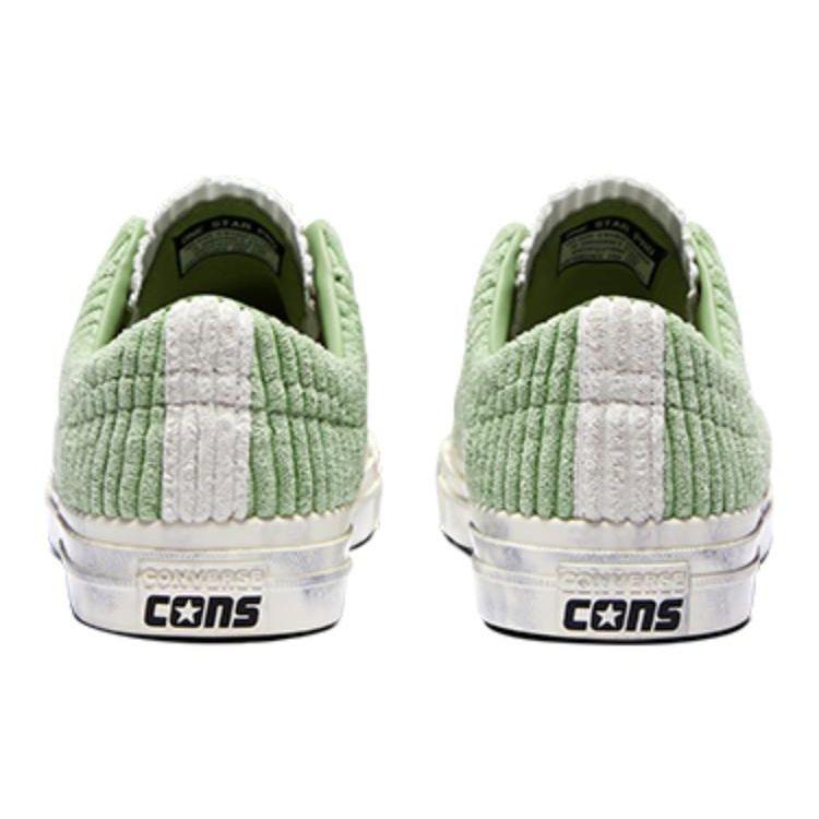 Converse One Star Pro Corduroy Comfortable Trendy Low-Top Canvas Shoes Unisex Sneakers Green Pink A03755C
