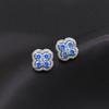 Exquisite High-End Zirconia Stud Earrings - Elegant Women's Accessories
