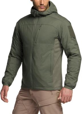 Ultralicht Thermisch Hoody Jack Fleece Voering Warme Hoodie Parka Outdoor Volledige Rits Bovenkleding Wandelen Werkjas Kampeer Bovenkleding Atom Hoody Jas Lente