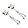Y2K Sweet Cute Star Fringe Pendent Hair Clip Hairpin For Women Girls Punk Metal Pentagram BB Clips Barrettes Hair Accessories