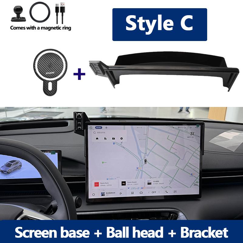 15.4" Car Phone Holder For Geely EX5 2024 2025 2026 Galaxy E5 E245 Adjustable Support Screen Mobile Holder Mount Car Accessories