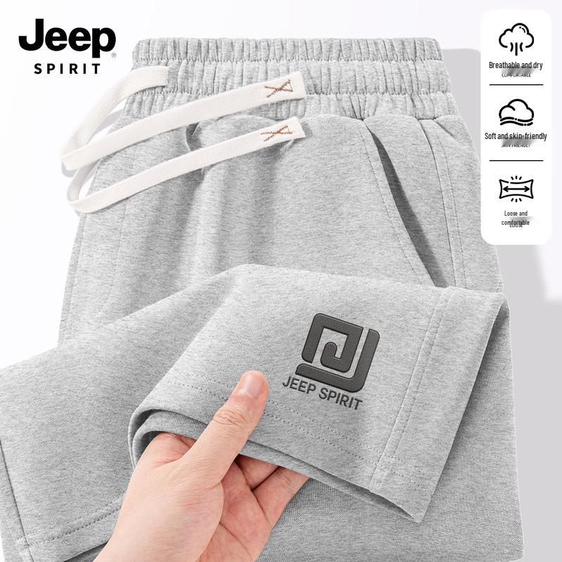 JEEP SPIRIT Men's Summer Breathable Casual Sports Shorts
