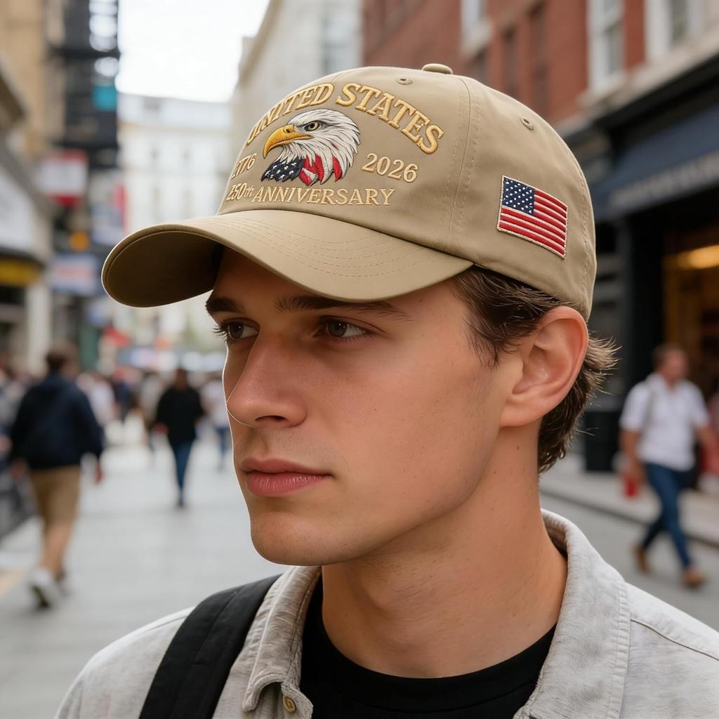 250Th Anniversary Usa Hat Eagle 250 Year American Anniversary Baseball Cap Embroidery Veterans Hat