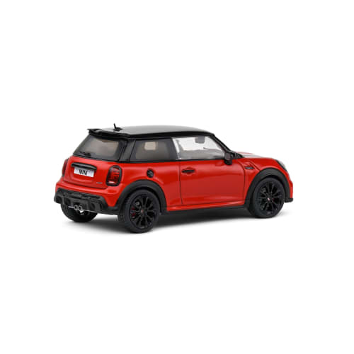 Solido 1/43 Mini John Cooper Works 2023 Červená SOLIDO Mini Cooper John Works Odlévaný model auta