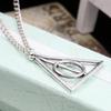Harry Potter Deathly Hallows Luna Pendant Necklace - Retro Sweater Chain.