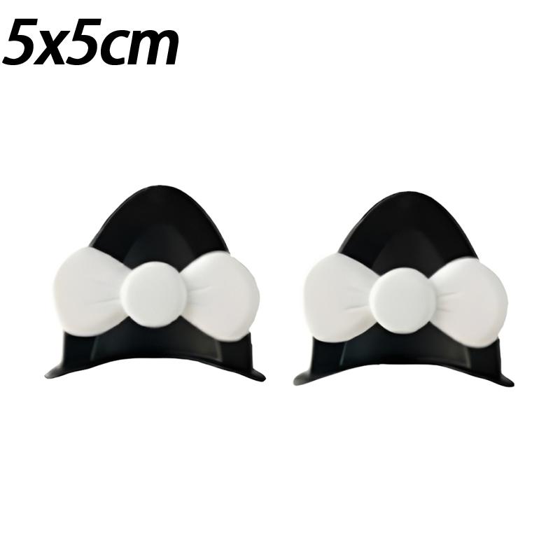 Electric Vehicle Stickers Motorcycle Helmet Decorative Stickers Cat Ear And Bear Ear Accessories Cute Accessories