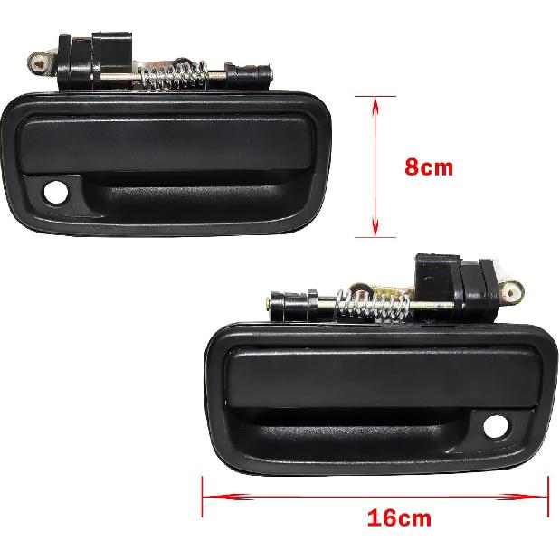 69210-35020 Black Front Right Passenger Exterior Outside Door Handle for Ta