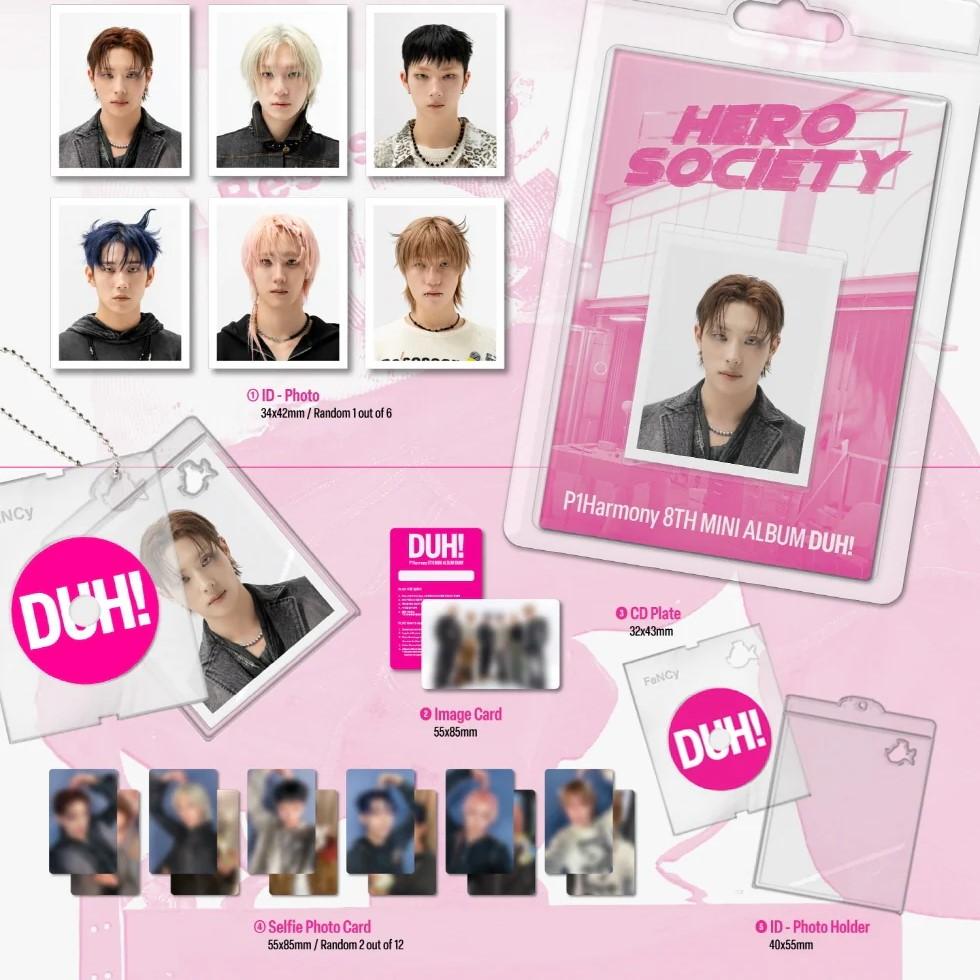 P1Harmony [DUH!] 8th Mini Album FaNCy