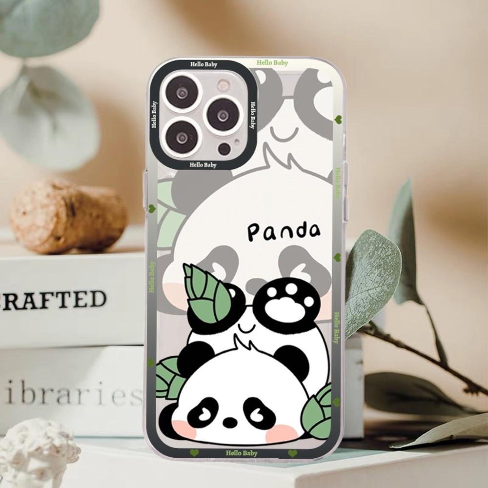 Cute Kawaii Panda Mousepad For Redmi 7 8 9 A For Redmi Note 5 7 8 9 10 11 Pro Max 4G 5G Funfas