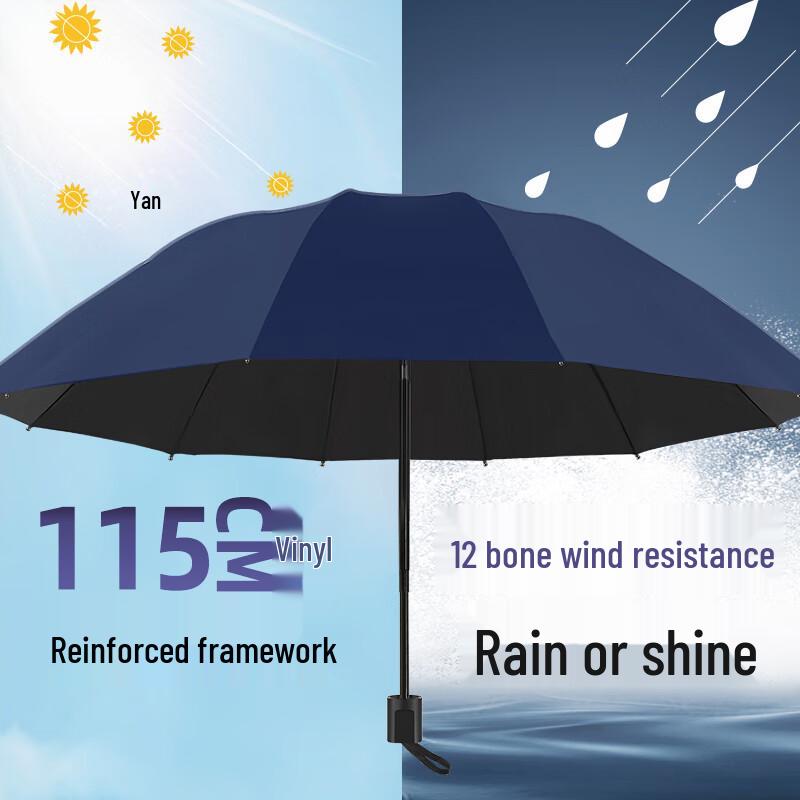 Shixun 12-Rib Manual Folding UV Umbrella