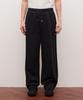 Jilseutyueoteunyuyogmaen [New York Sweat] Urbanshell Wide Fit Pants - Black(Jnpa6A802Bk)