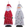 Reusable Countdown To Christmas Calendar with 24 Pockets Christmas Felt Advent Calendar for Kids Christmas Decorations Gifts