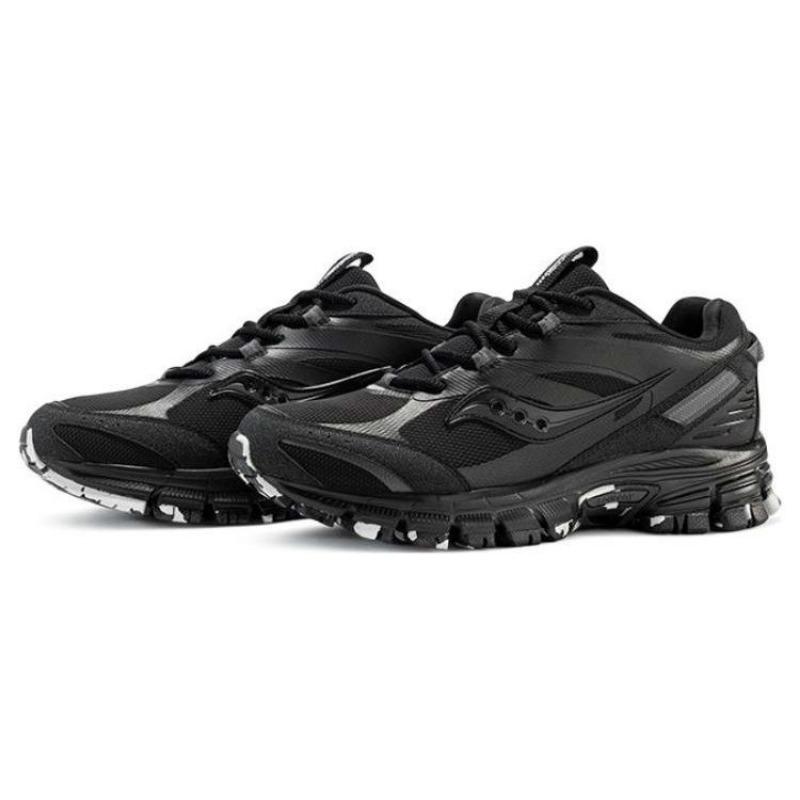 Saucony Cohesion 2KTR unisex low-top casual shoes black cushioned durable breathable S79031-1