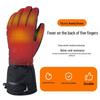 Electric Heated Touchscreen Gloves for Outdoor Skiing & Cycling