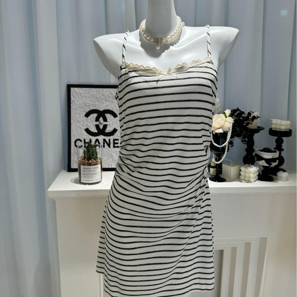 Robe de nuit d'été en soie glacée pour femmes, fine, sans manches, pour la maison