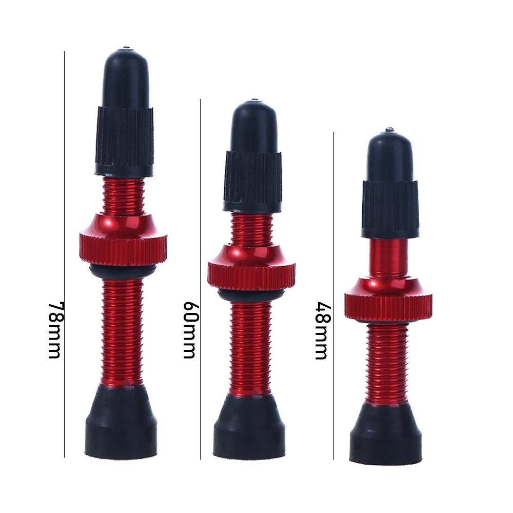 60mm Aluminum Brass Ultra-light Sealant Presta Valve Extender Valves Tubeless Tire MTB Bicycle