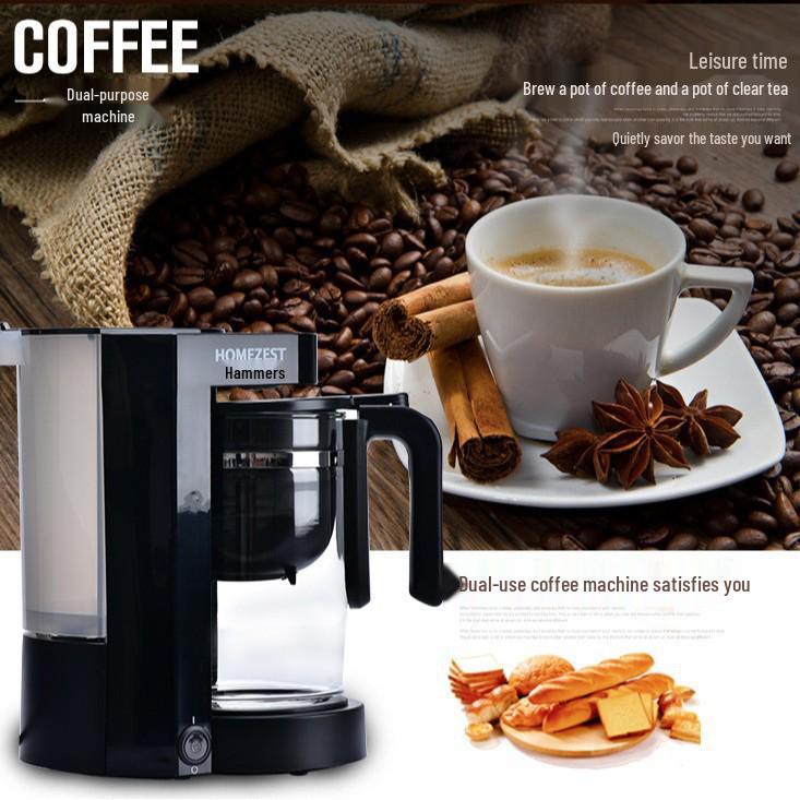 Compact Automatic Coffee & Tea Maker - American Drip Style Machine