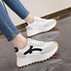 ZY leather dad shoes new autumn breathable thick sole height increase sports and leisure