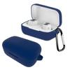 Earphone Case Dust-proof Bluetooth-compatible Earbuds Soft Silicone Cover with Carabiner for SENNHEISER MOMENTUM True 2