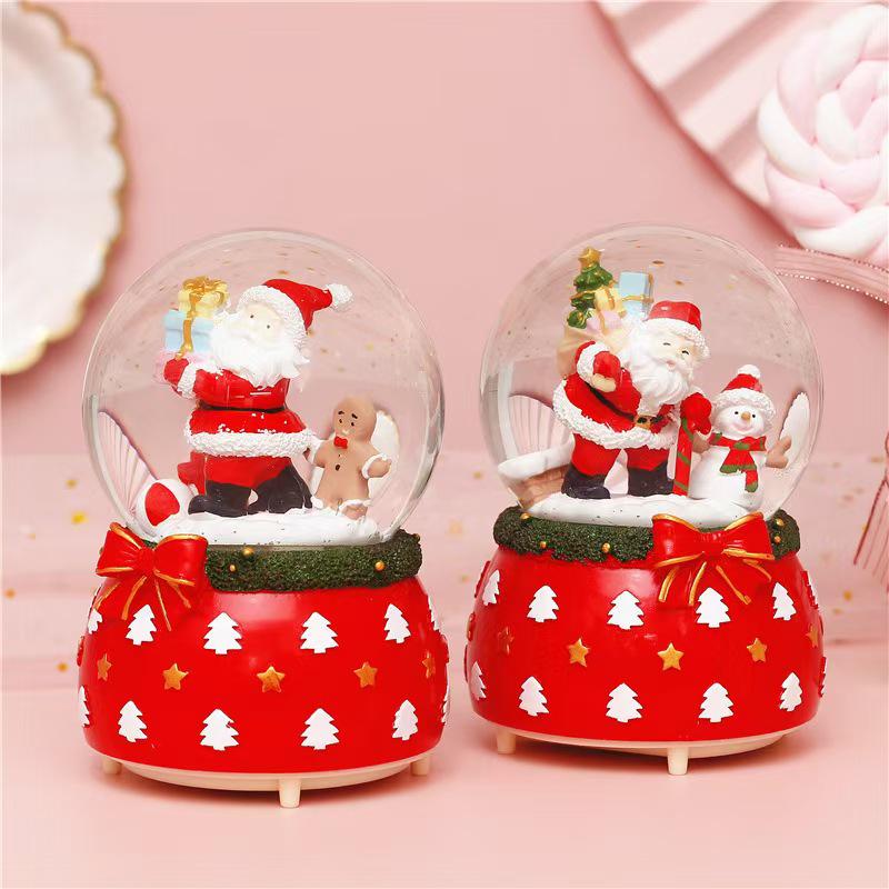 Glowing Crystal Ball Music Box: Perfect Christmas Gift & Home Decor for Friends or Kids