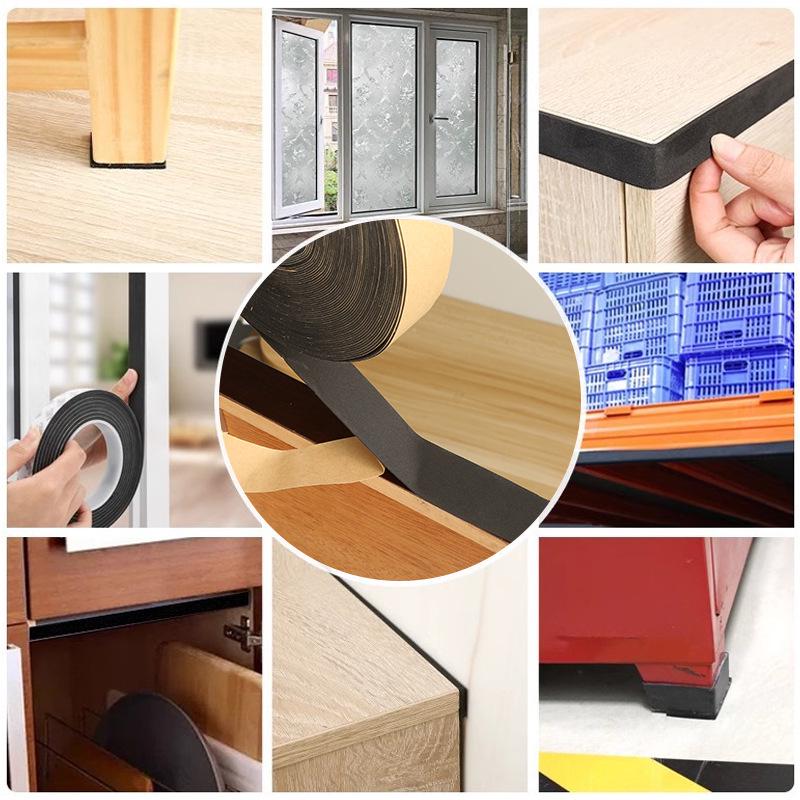 Thickened Single-Sided EVA Foam Tape: Anti-Rattle, Silent Bed Creak & Board Noise Strip