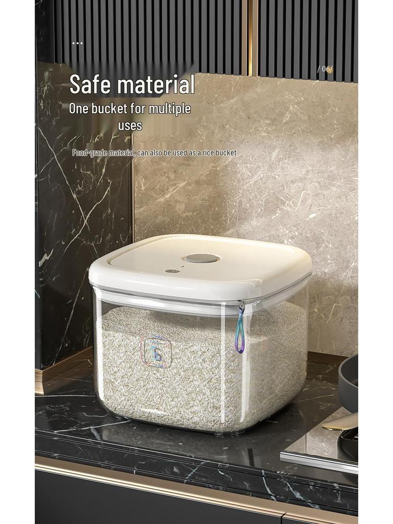 Pet Food Storage Container: Moisture-Proof, Sealed Cat/Dog Food Bucket and Grain Storage Box