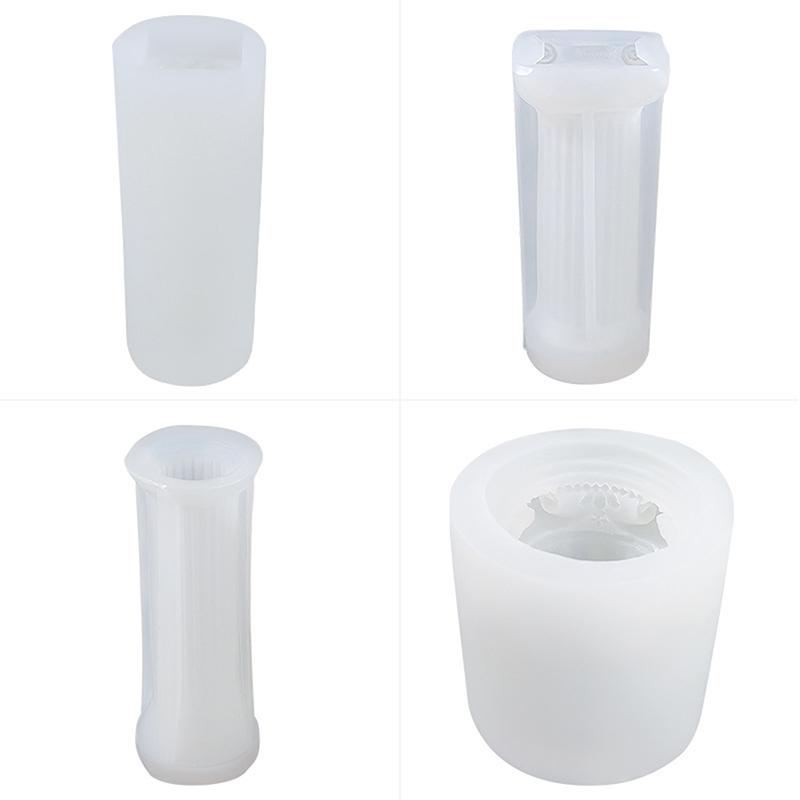 Roma Sütunu Silikon Mum Kalıp Diy İnsan Vücudu Kalıp Heykel El Sanatları Hediyeler