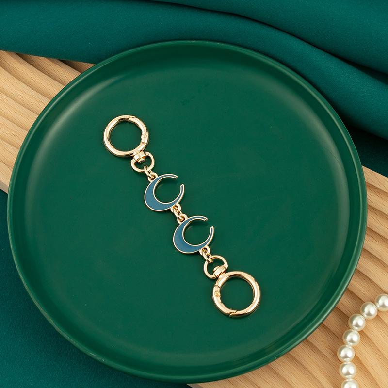 Bag Extension Chain Pearl Metal Accessories Love Buckle With One Shoulder Mahjong Armpit China-Chic Style