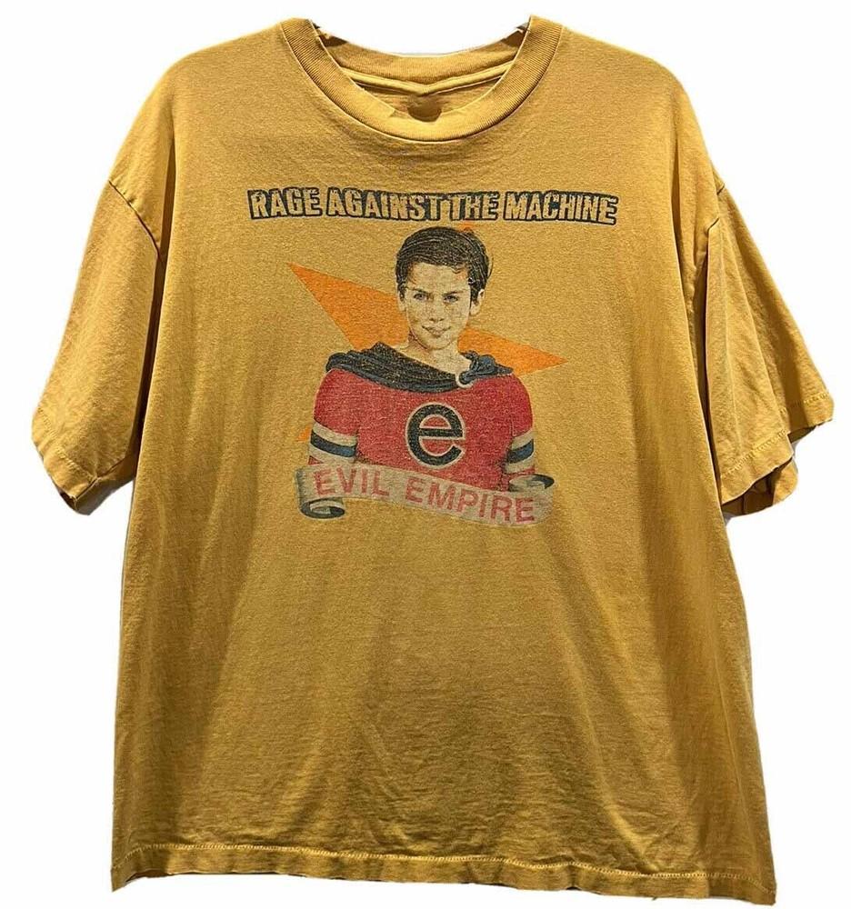 

1996 Rage Against the Machine Злая Империя Футболка Желтая Унисекс S-5XL Унисекс Футболка XXXXL