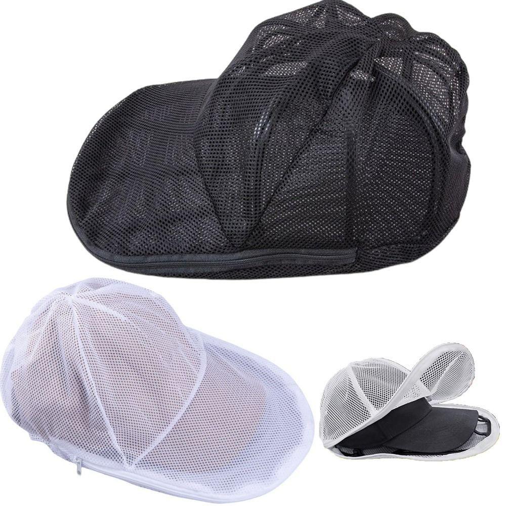 1/2Pcs Protector Holder Baseball Cap Washing Cage Baseball Hat Washer Polyester Washer Hat Bag Dishwasher Laundry Wash Bags