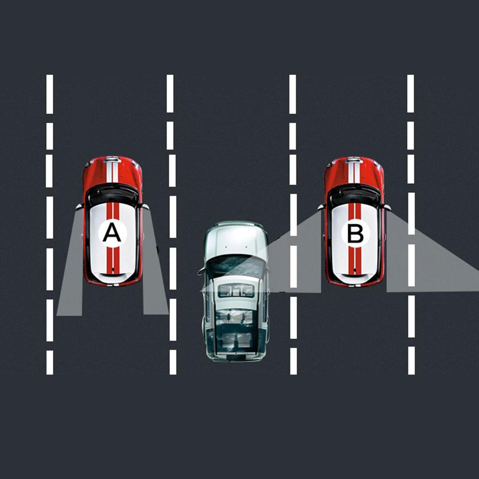 

Blind Spot Mirror, 2 Round HD Glass Convex Rear View Mirror, Pack of 2 белый