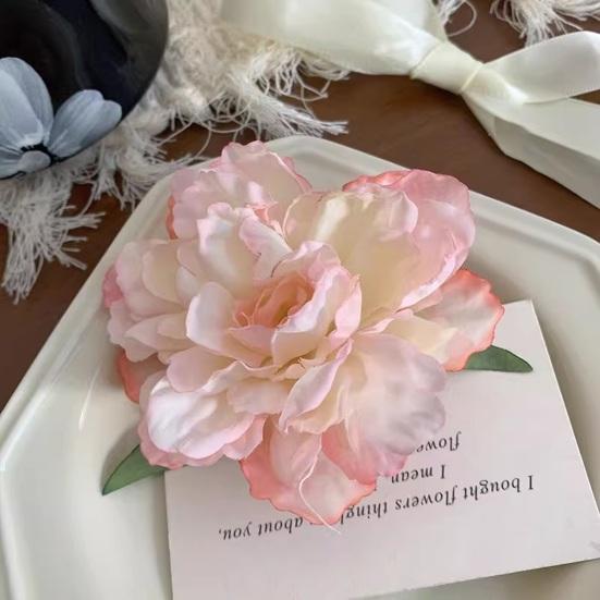 Hairpin Realistic Flowers Decor Secure Grip Lightweight Hair Clip Side Bang Hair Pin