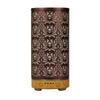 Aroma Diffuser Scent Ultrasonic Air Humidifier Iron Art Hollow Lotus Flower Pattern 2025 New Home Decorations with LED Lights
