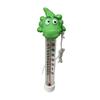 Floating Pool Temperature Gauge Crocodile Shape Floating Water Monitoring Tool Children Bath Temperature Gauge for Pool Outdoor
