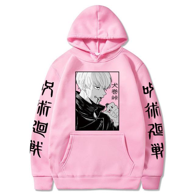 Sunman Jujutsu Kaisen Spell Back Battle Pop Print Hooded Spring Sweater Hoodie Men And Women
