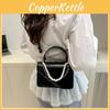 Pearl Simulation Fashion Chain Decoration Women Shoulder Bag For Daily Use