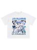 EVA New Century Gospel Warrior Anime Printed Short Sleeve Lingpoli Retro Men's T-Shirt Summer New Streetwear