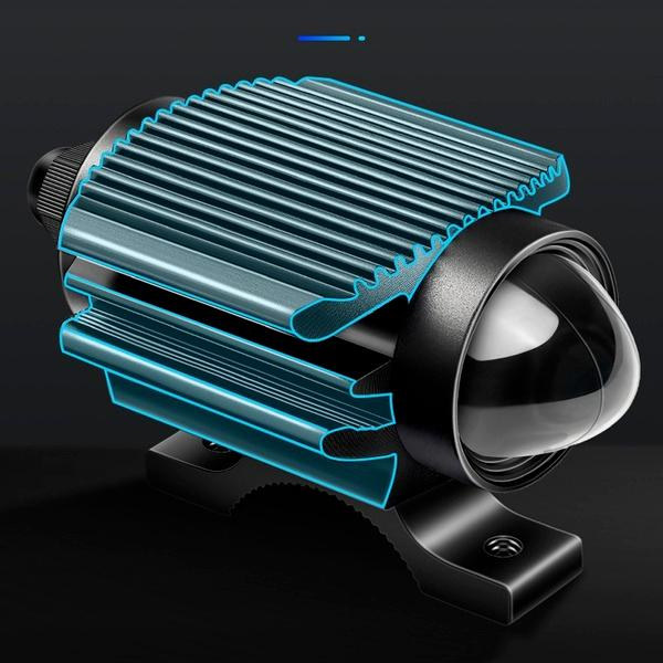 Motorrad LED Licht Wasserdichte Lampe Elektrische Fahrzeug Scheinwerfer Nebel Licht Projektor Objektiv Scheinwerfer Für Auto/Motorrad