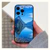 Waterfall nature Trees ship Phone Case For Apple iPhone 15,14,13,12,11,Pro,X,XS,Max,XR,Plus,Mini Soft Black Cover