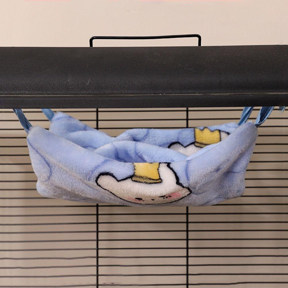 Weiche Gleithörnchen Schlafsack Cartoon Hamster Schaukelbeutel für Ratte Hamster Vögel