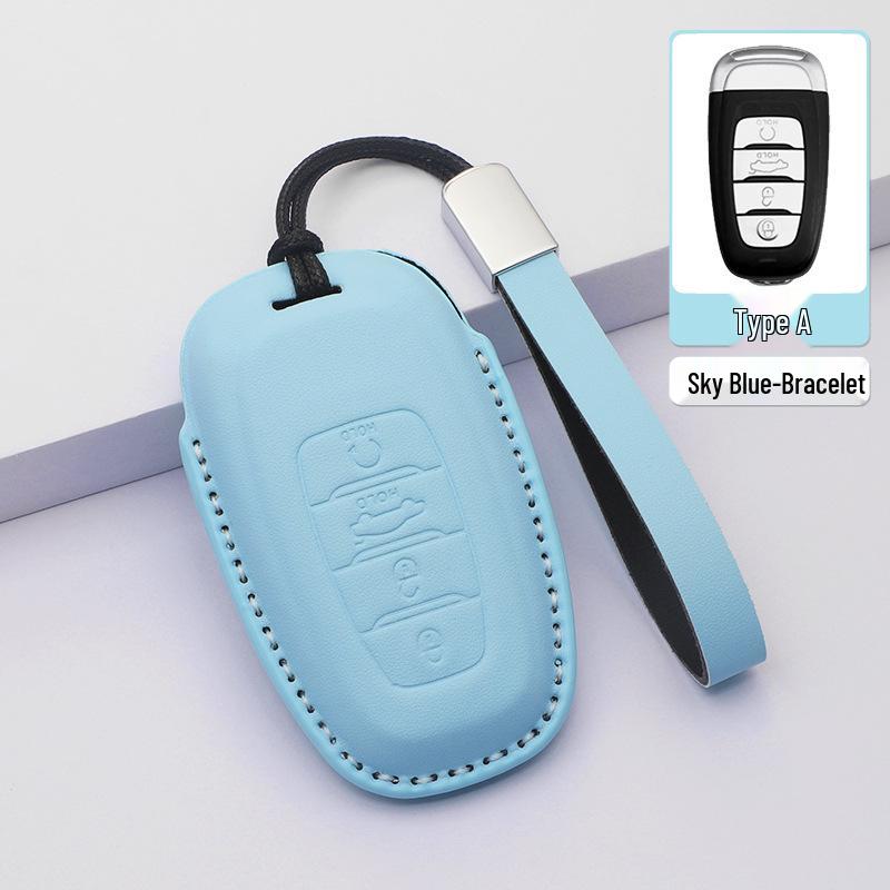 Key Cover and Buckle for Hongqi: HS5, H5, H9, HS7, H6, HS3, HQ9, and EH7 Models