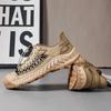 Fashion Lace-up Camp Men's Blue Golf Shoes Woven Big Size Sneakers Black Moccasin Sports Scarp New Arrival Low Prices Jogging