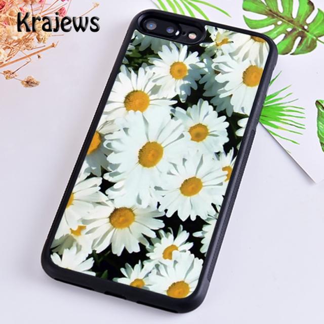 Krajews Daisy Flowers Abstract Floral Phone Case For iPhone 17 Air 16 14 plus 11 12 13 pro max