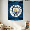 Etihad MCFC GroundWall Hanging Printed Fabric Blanket Decorative Tapestries for Bedroom Living Room Home Decor