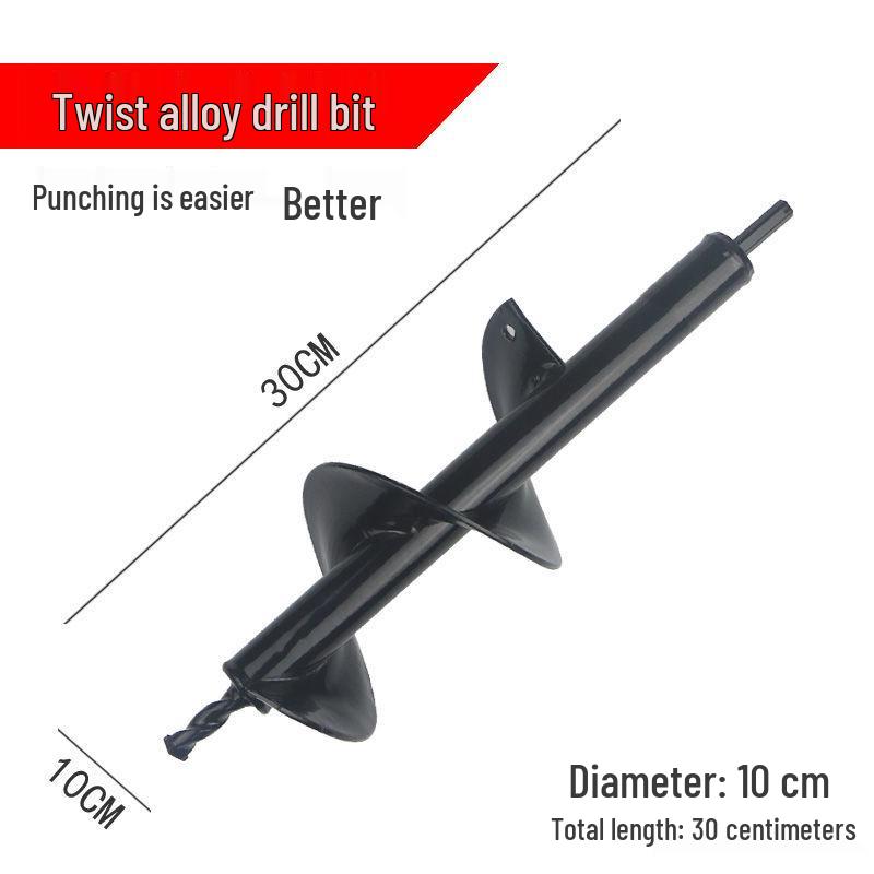 Elektrischer Bohrer für Bodenauflockerung, Pflanzen und Umpflanzen