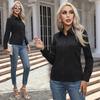 Women's Long Sleeved Shirt Office Work Shirt Casual Top