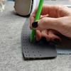 Yousheng Seam Allowance Ruler Perforated Seam Gauge for Sewing Machine Hemming Quilting Ruler with 1/4" 5/8" 1" Marking Points Seam Guide for Precise