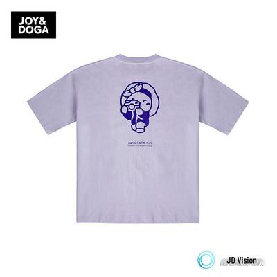 JOY&DOGA Camping Serie SNOW Locker geschnittenes T-Shirt