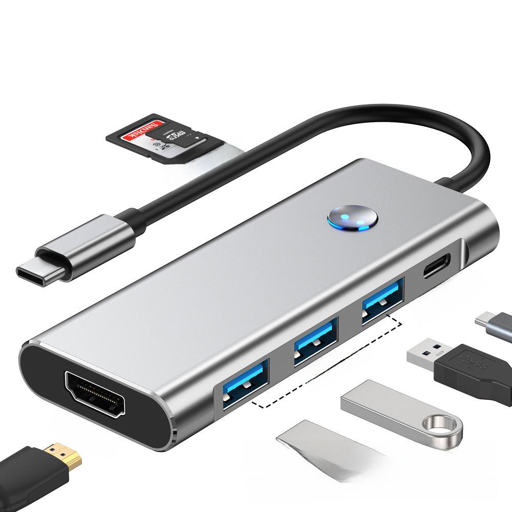 Type-C 4K HD Multi-Port Expansion Dock with Screen Converter
